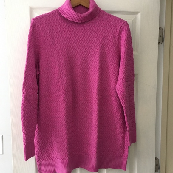 NEW Lands’ End Textured Sweater, XL - Picture 2 of 6